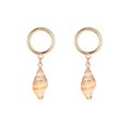 thumbnail image 1 of Pendientes de moda para mujer y niña, accesorio de joyería con decoración de concha, 1 of 8