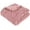 Coral Pink, variant on Baby Blanket for Girls Toddlers 3D Fleece Fluffy Fuzzy Blanket for Baby, Soft Warm Cozy Fleece Blanket, Infant or Newborn Receiving Blanket (30x40inch, Pink)
