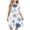 Multicolor A14, variant on Edvintorg Girls Fashion Printed Loose Fit Lightweight Crew Neck Short Sleeve Casual Dresses Size 4-15