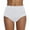 White, variant on KONDYS High Waisted Bikini Swimsuit Bottom for Women Tummy Control Bathing Suit Bottoms Swim Bottom Swimwear