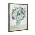 thumbnail image 3 of Stupell Industries Wildflower Daisies Floral Bouquet Arrangement Glass Vase Painting Luster Gray Floating Framed Canvas Print Wall Art, Design by Cindy Jacobs, 3 of 5