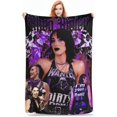 thumbnail image 1 of Rhea Wrestler Ripley Throw Blanket Lightweight Air Conditioner Blanket King Size Blankets for All Seasons Funny Blankets for Office for Running 40"x30", 1 of 8