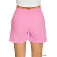 thumbnail image 7 of Zenana Women & Plus Size Ribbed Round Neck Long Sleeve Pullover Tee Shirt & Banded Waist Drawstring Shorts Set, 7 of 7