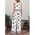 thumbnail image 5 of PRETTYGARDEN Women's Summer 2 Piece Lounge Sets Boho Floral Tank Tops Flowy Wide Peg Pants Travel Beach Vacation Outfits, 5 of 10