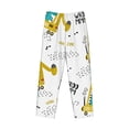 thumbnail image 4 of Xecao Dinosaur on Excavator Men's Straight Lounge Pajama Pants: The Ultimate in Comfortable Sleepwear, 4 of 9