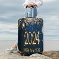 thumbnail image 7 of Susaid Happy New Year 2024 (3) Print Elastic Washable Suitcase Cover with Hidden Zipper, Fits 18-32 Inch Luggage for Protection During Travel-X-Large, 7 of 7