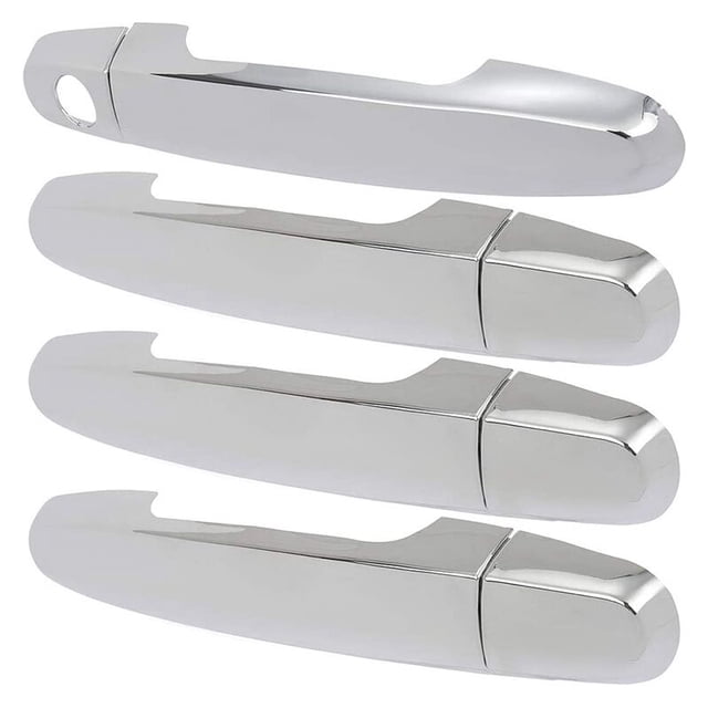 Cubiertas cromadas para manijas de puertas exteriores de coche, aptas para accesorios 2003-2013