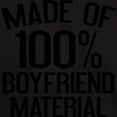 thumbnail image 3 of CafePress - Made Of 100% Boyfriend Material Dark T Shirt - Men's Classic Graphic Cotton T-Shirt, 3 of 4