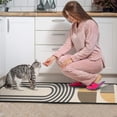 thumbnail image 3 of Brown Boho Geometric Pattern Kitchen Rugs Sets Of 2,Anti Fatigue Kitchen Mat Rugs Non Slip Washable,Decorative Kitchen Floor Mats for Kitchen,Sink,Laundry,17"X30"+17"X47", 3 of 7