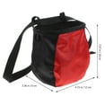 thumbnail image 2 of OULII 1Pack Climbing Chalk Bag Red Wear-Resistant for Outdoor Adventure and Training, 2 of 7