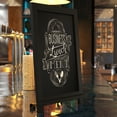 thumbnail image 4 of Emma + Oliver Set of 10 Black 12"x17" Vintage Tabletop or Wall Hanging Chalkboards with Magnetic Surfaces and Folding Legs, 4 of 13
