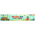 thumbnail image 3 of Colorful Welcome Back to School Banner with School Bus Globe and Books Background Party Decors for Classroom Decor School Events Photo Backdrop Supplies, 3 of 4