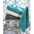 thumbnail image 4 of Hawmam Linen Bath Towels Set, 6-Pack, 100% Turkish Cotton, 600 GSM, Fluffy, Soft, Quickdry, Super Absorbent Towels for Bathroom, 2 Bath Towels, 2 Hand Towels, 2 Washcloths, Water Green, Teal Turquoise, 4 of 7