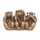 thumbnail image 3 of Estatuas de monos para decorar el hogar. Acentos. Decoración de monos. Esculturas de monos para el hogar. Bronce, 3 of 9
