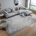 thumbnail image 3 of Pentantan 8ft x 10ft Shag Area Rugs, Fluffy Rug for Living Room Bedroom, Soft Plush Pile Indoor Carpet, Gray, 3 of 7