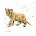 thumbnail image 2 of Pete, Katrina 20x20 Gold Ornate Wood Framed with Double Matting Museum Art Print Titled - Tiger Cub, 2 of 4