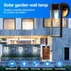 thumbnail image 3 of Luces solares LED de pared para exteriores, valla Solar para jardín, decoración de cubierta, impermeable, jardín, Patio, porche, 3 of 4