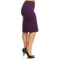 thumbnail image 2 of Women's Plus size Trendy Style Knee Length Solid Pencil Skirt, 2 of 4