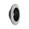 thumbnail image 3 of Convient aux Jeep Grand Cherokee Stop Tech 1999-2004, Disque de Frein à Fente d'Alimentation 126.67043SL SportStop à Fente; Enduit E Argenté; Alliage; Simple, 3 of 5