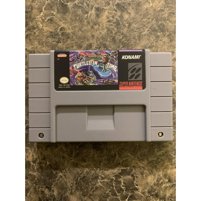 Teenage Mutant Ninja Turtles IV 4 Turtles in Time - Video Game Cartridge for Super Nintendo SNES Console