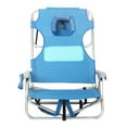 thumbnail image 4 of Ostrich Ladies Comfort On Your Back Outdoor Backpack Beach Chair, Blue, (4 Pack), 4 of 8
