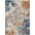 thumbnail image 2 of Addison Rugs Chantille Indoor/Outdoor Traditional Global Cream Machine Washable Rectangle Rug, 10' x 14', 2 of 8