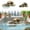 Yellow, variant on Turtle Basking Platform Turtle Tank Decoration for Aquariums & Terrarium, Reptile Habitat Hideout with Climbing Ramp, for Turtle Lizard Newt in Home Tank