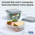 thumbnail image 3 of GoodCook 20-Piece BPA-Free Square Food Storage Container Set with Snap Lids, 3 of 18