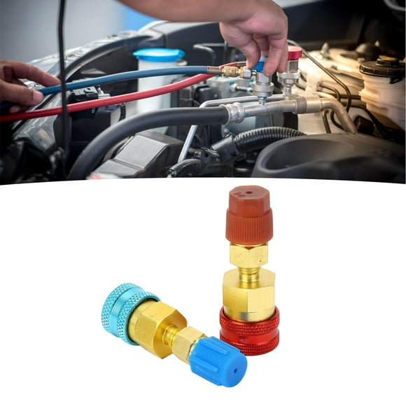 R1234yf Quick Coupler Adapter, R1234yf Quick Couplers Kit Brass Versatile for Car Conditioner AC Charging