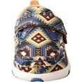thumbnail image 4 of Twisted X Infant's Driving Mocs, Blue Multi Aztec, 3 M, 4 of 5