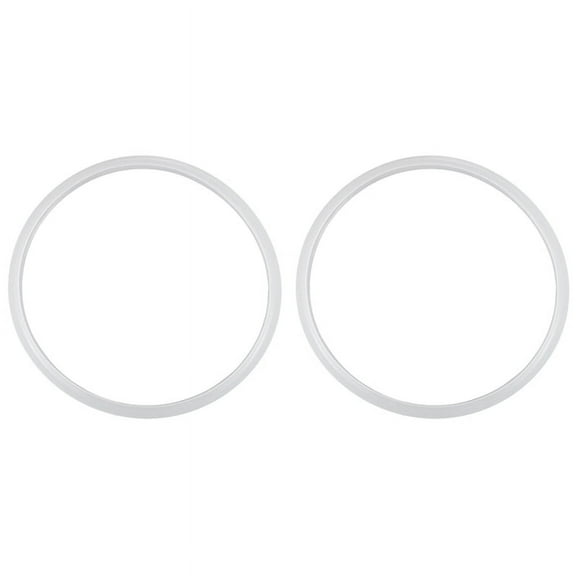 2X Seal Sealing Ring for Pressure Cookers 22 cm Inside Diameter, White