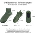 thumbnail image 6 of 3 Pairs/set Brand New Women Cotton Socks Fashion Casual Breathable Spring Summer White Tube Crew Neutral Socks Size EU 36-42, 6 of 7
