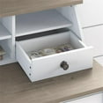 thumbnail image 5 of Pemberly Row Desktop Organizer in Shiplap Gray / White - Engineered Wood, 5 of 8
