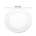 thumbnail image 1 of 10 Pieces Paper Round Plates Camping Birthday Dinnerware Hiking Outdoor Patios Set Stackable Hiking Backpacking Tableware Campers Accessories 10 Inch, 1 of 9