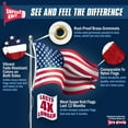 thumbnail image 2 of American 3ft x 5ft Flag Super Knit Polyester with Grommets, 2 of 5