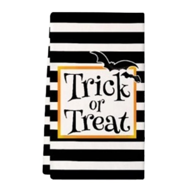 «Juego de paños de cocina con calabazas y murciélagos de Halloween. Paños de microfibra absorbentes para uso doméstico, perfectos para secarse las manos y lavar los platos».