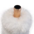 thumbnail image 4 of Bolsa de botella de vino tinto Rojo Verde felpa blanca Navidad, 4 of 5