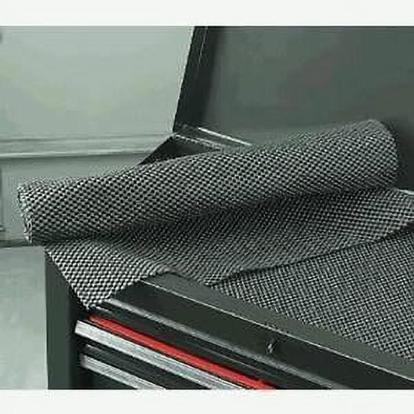 CASOMAN Professional Tool Box Liner and Drawer Liner,Easy Cut Non-Slip Foam  Rubber Toolbox Drawer Liner Mat - Adjustable Thick Cabinet Liners,Black,16  inch (Wide) x 6 feet (Long) 