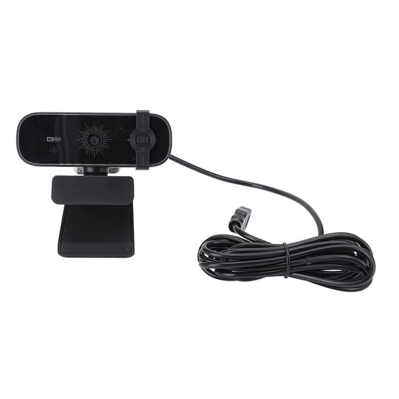Suodoka 4K HD Webcam with Remote Control and Dual Mics Ultra High Definition 3840x2160 Auto Focus Computer Web Camera for PC Desktop Laptop Live Streaming Video Conference and Online Schooling Black