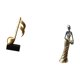 thumbnail image 5 of Figura de escritorio,Escultura de notas musicales para escritorio,oficina o decoración del hogar,Figura de mujer africana,Estatua artesanal de una dama tribal africana,hecha a mano,para, 5 of 8