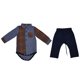 thumbnail image 2 of Conjunto de pantalón de manga larga para bebés conjuntos de ropa cómoda para niños color gris amigable con la piel para cumpleaños para uso diario LHCER Otros, 2 of 8