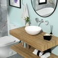 thumbnail image 2 of White Ceramic Circular 13x13 Inch Bathroom Sink | Widely Used in Indoor Spaces | Premium Ceramic with Low Absorption | Stain-Resistant and Durable, 2 of 4