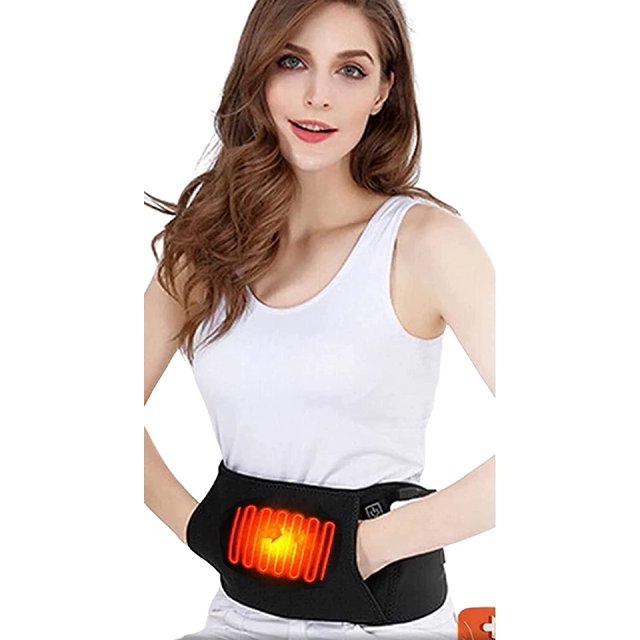 Portable Heating Pad for Pain, Cramps, Castor Oil Pack Compress Kit