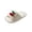 Beige, variant on Cozy Fleece Slide Sandals, Women's Cute Cherry Plush House Slippers Cozy Fleece Open Toe Slide Sandals, Warm Winter Comfort Cushion Indoor Sliders, Cartoon Non Slip Bedroom Mules Shoes, Pink 6.5