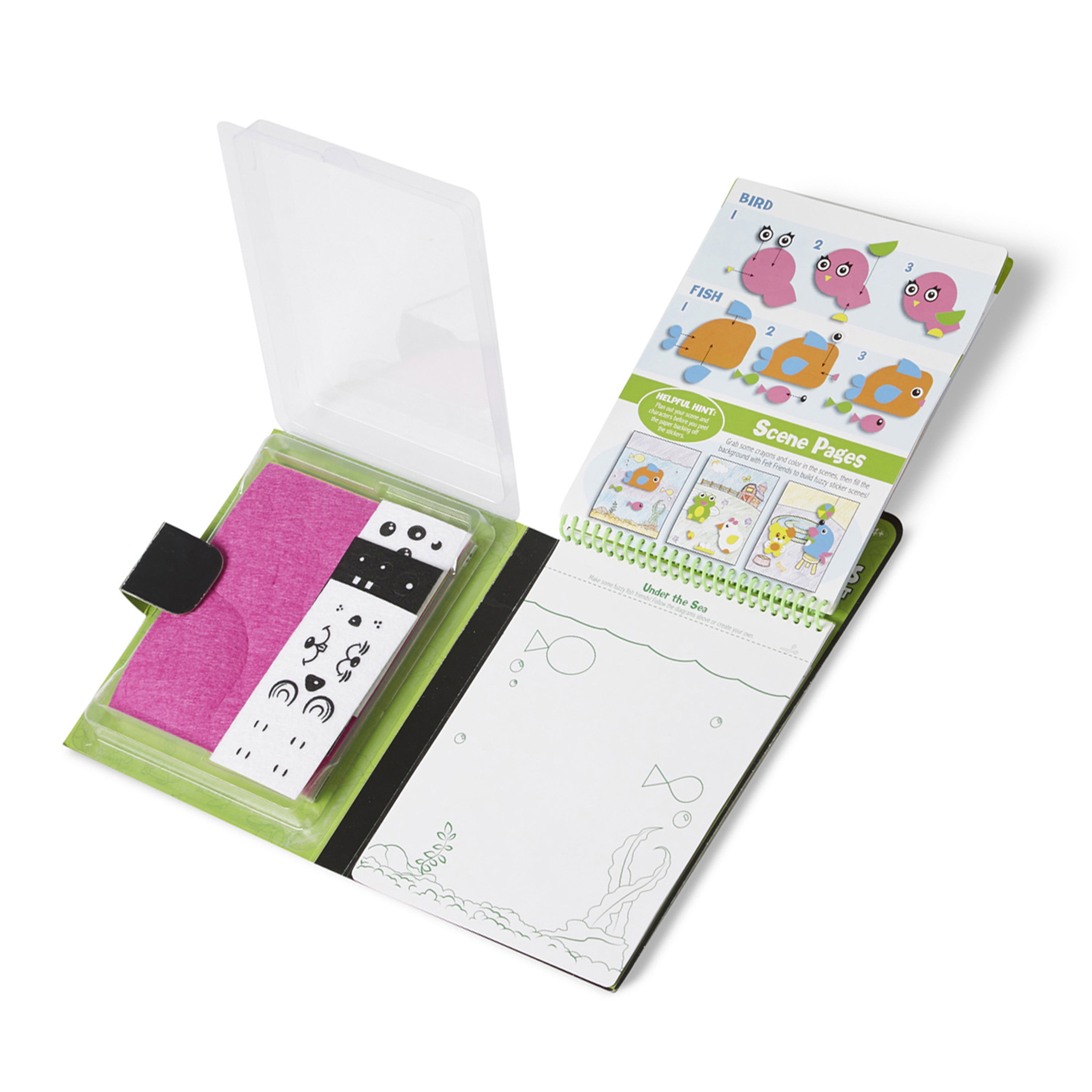 Melissa & Doug On the Go Felt Friends Craft Activity Set With 188 Felt Stickers - FSC Certified