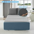 thumbnail image 3 of Puremind Canapé-Lit Escamotable Format Simple, Canapé-Lit Convertible en Lin, Causeuse Canapé Escamotable pour Petit Espace/appartement/bureau, Gris Pâle, 3 of 8