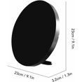 thumbnail image 4 of Reloj digital LED, soporte de reloj redondo moderno montado en la pared, reloj silencioso alimentado por USB de 12 horas, para sala de estar, dormitorio, aula, oficina, 4 of 5