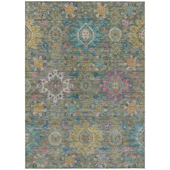 Dalyn Rugs Machine Washable Indoor/Outdoor Chantille ACN2151 Aloe 10' x 14' Rug