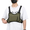 thumbnail image 5 of Yucurem Sports Chest Bag, Adjustable Strap Front Chest Pack, Running Vest Bag Sport Backpack for Men Women (Dark Green), 5 of 10
