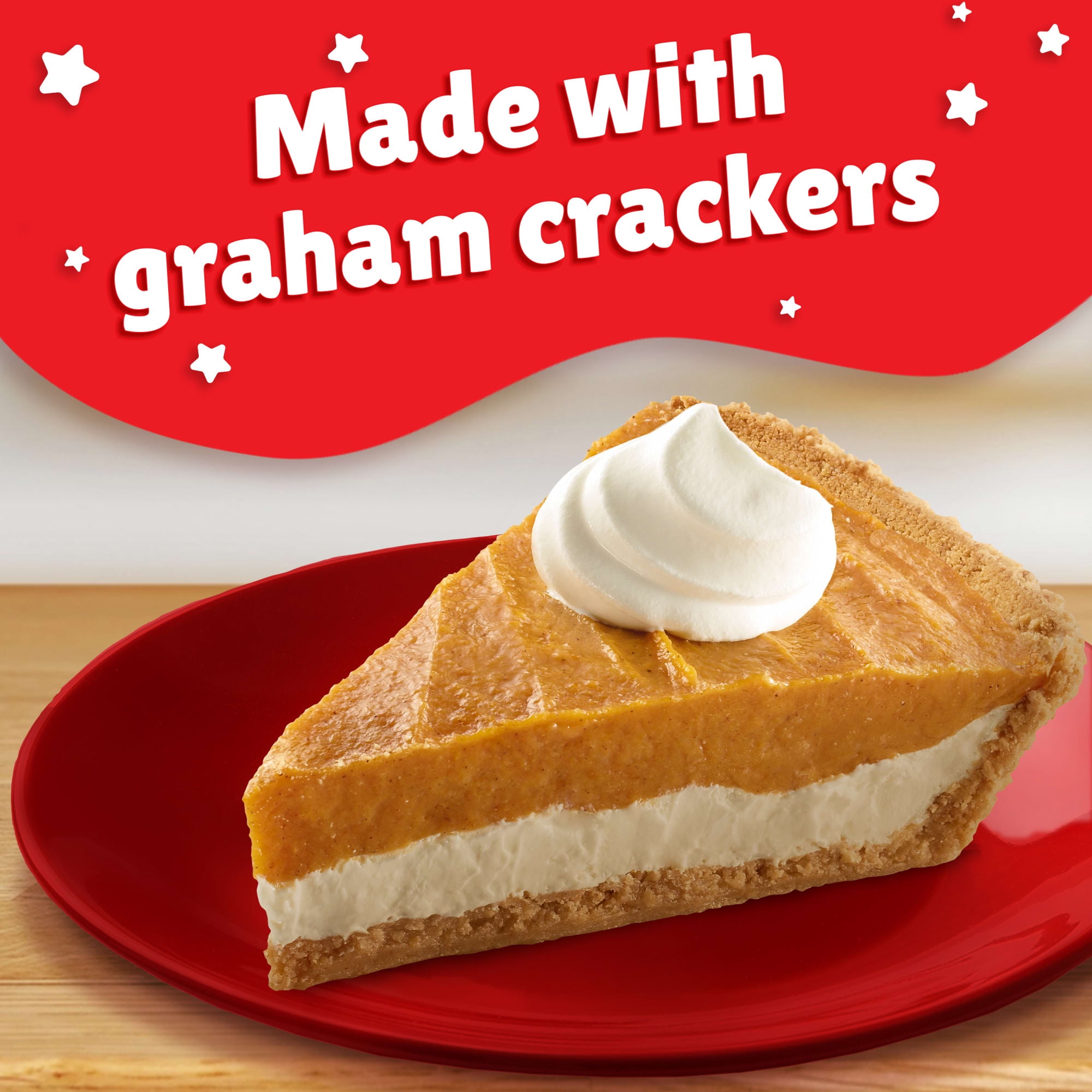 (2 pack) Keebler Ready Crust 9-Inch Reduced Fat Graham Cracker Pie Crust, Premade Crust For Baking And No-Bake, 6 oz